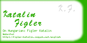 katalin figler business card